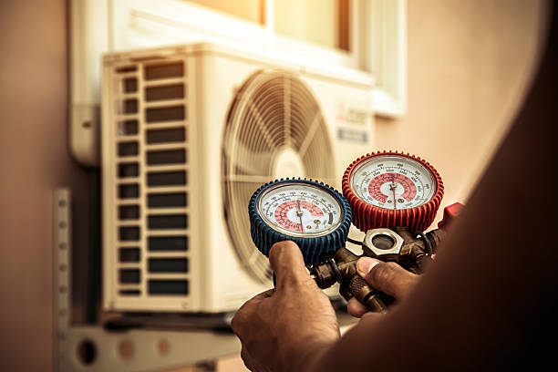 Professional Hvac technician working in Candler, NC
